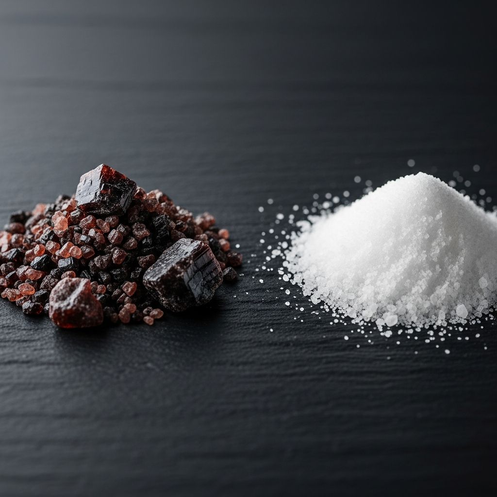 Discover the key differences between black salt and regular salt, including health benefits, uses, and which one might be better for your diet.