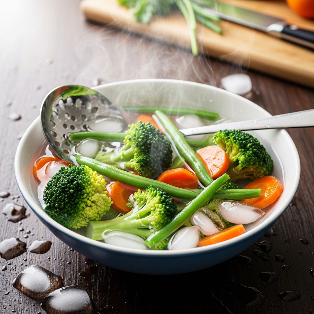 Learn why blanching vegetables and fruits before freezing preserves flavor, color, texture, and nutrients for optimal home food preservation.