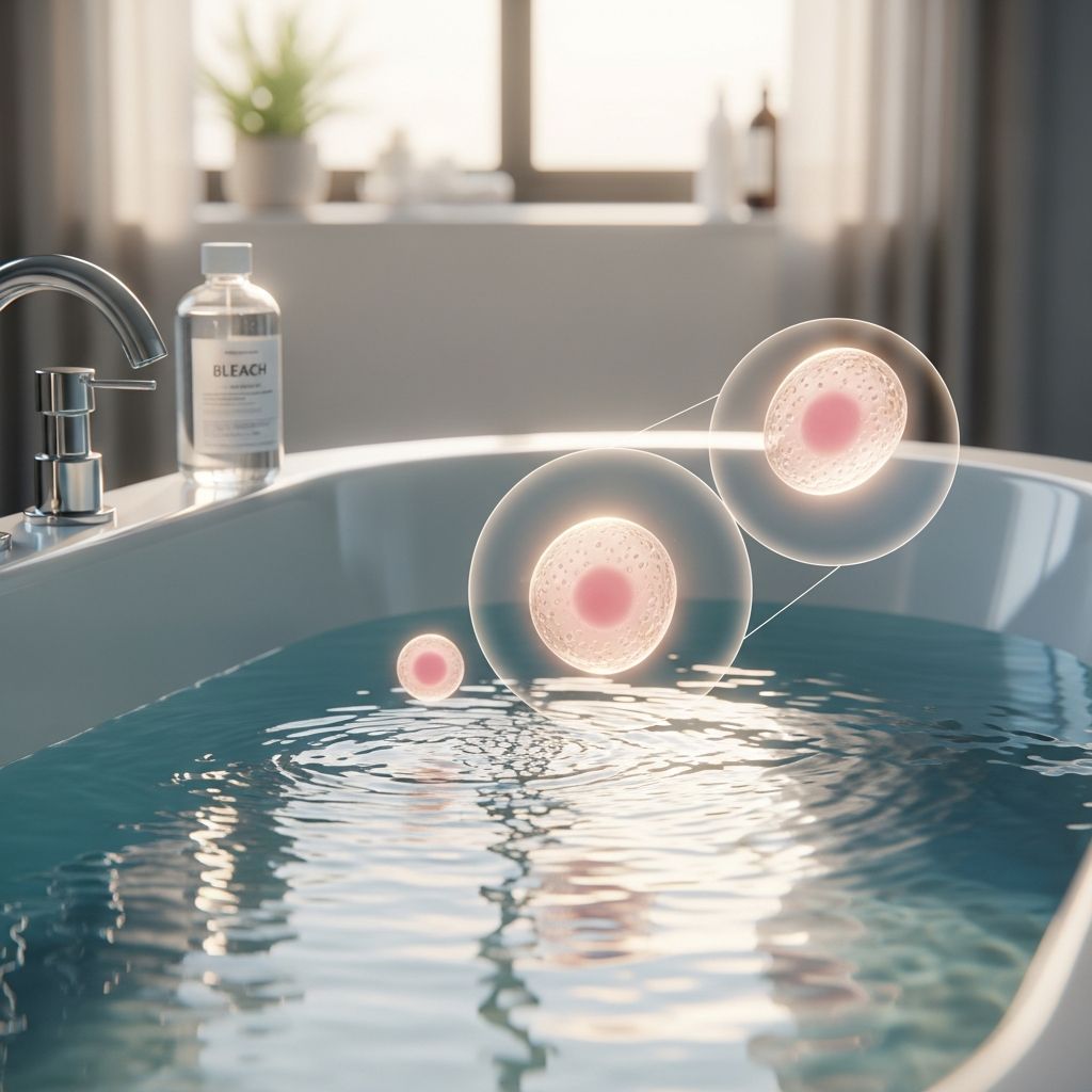 Bleach Baths for Skin Infections: Safety and Efficacy Understanding bleach bath therapy for reducing bacterial colonization and treating recurrent skin infections.