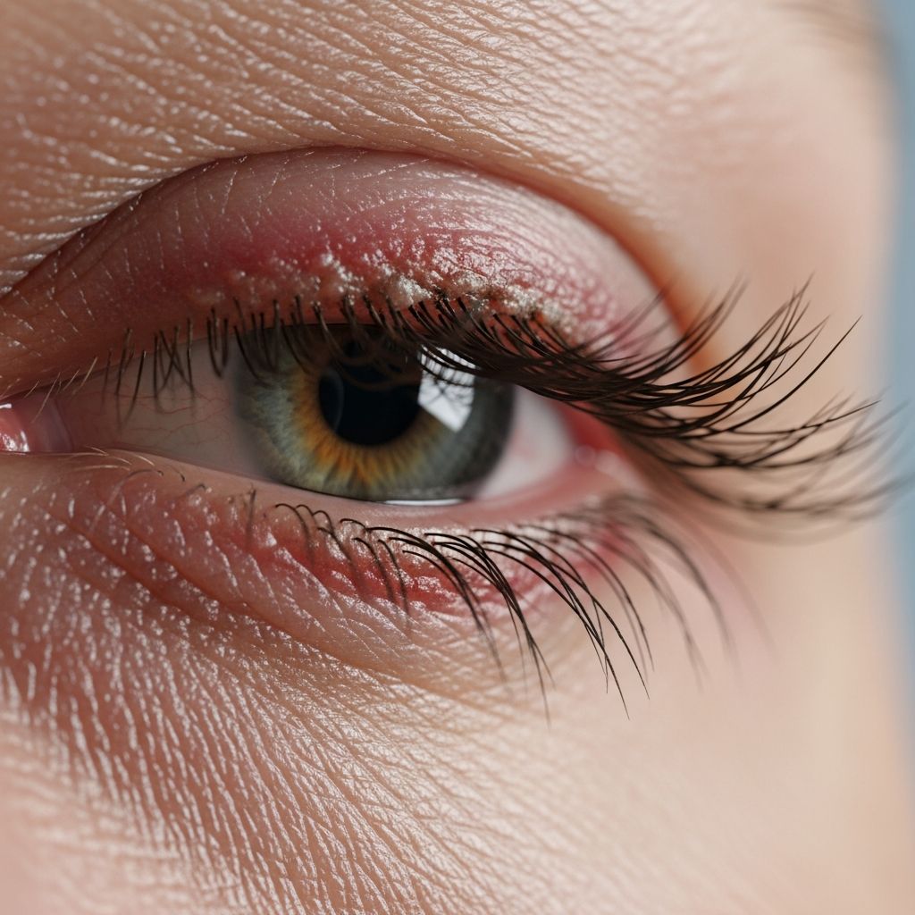 Understand blepharitis: common eyelid inflammation causing redness, itching, and crusting. Learn causes, symptoms, diagnosis, and effective treatments.