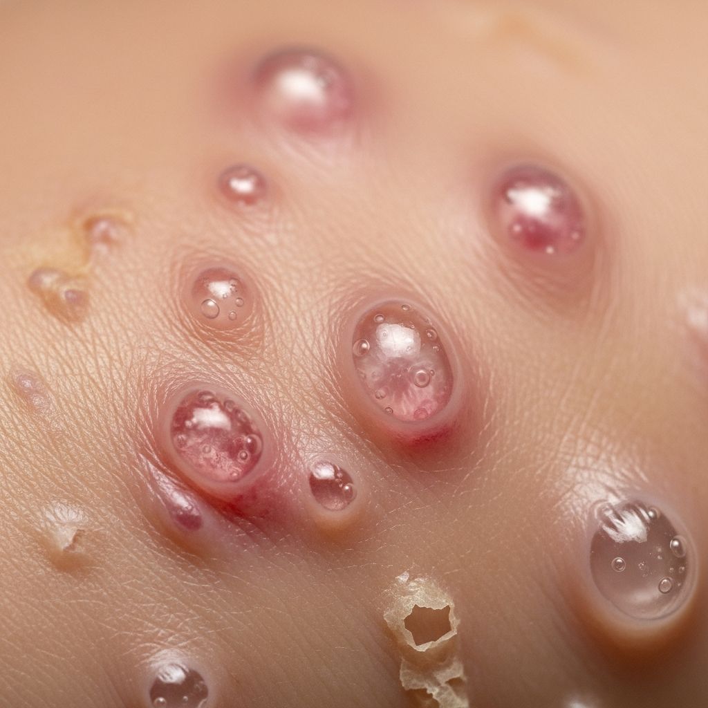 Comprehensive guide to causes, symptoms, diagnosis, and treatments of various blistering skin disorders.