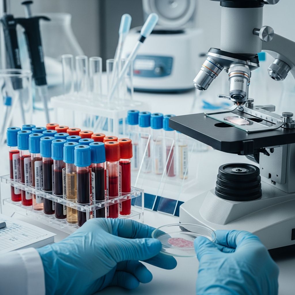 Understand essential lab tests including blood work, joint fluid analysis, and tissue biopsies that help diagnose and manage arthritis effectively.