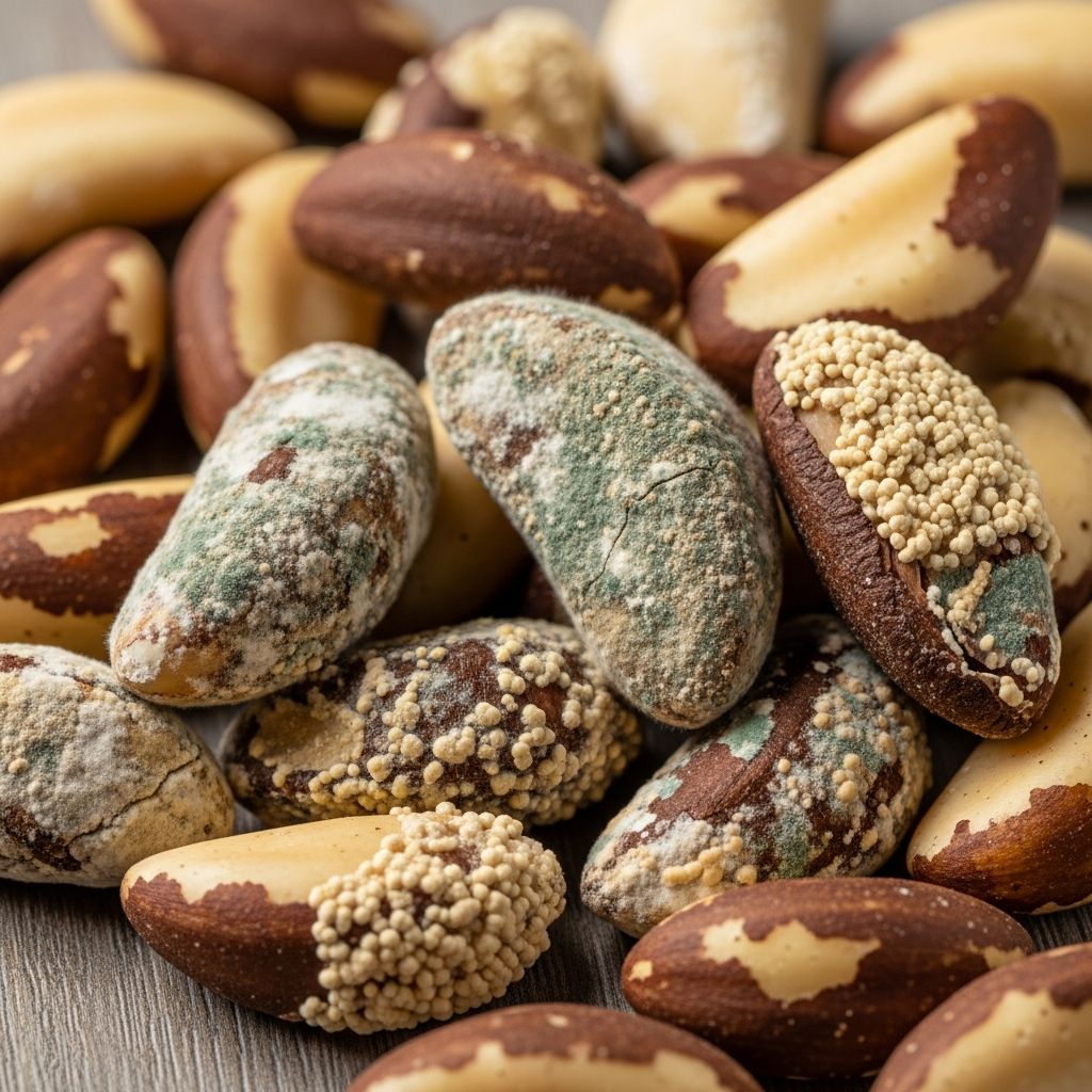 NOW Foods recalls 7,854 units of raw Brazil nuts nationwide and in Singapore over mold, yeast contamination risks.
