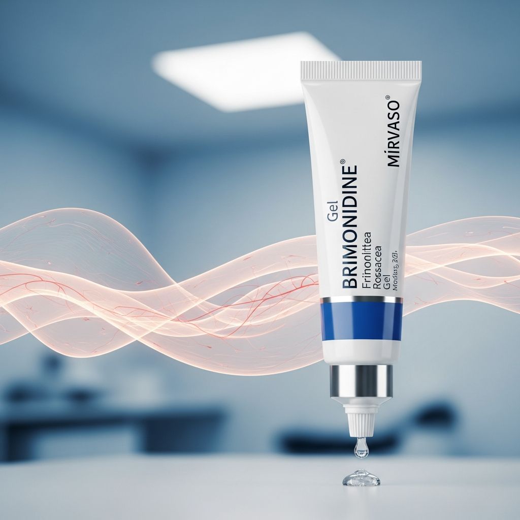 Effective topical treatment to reduce facial redness in rosacea patients over 18 years old.