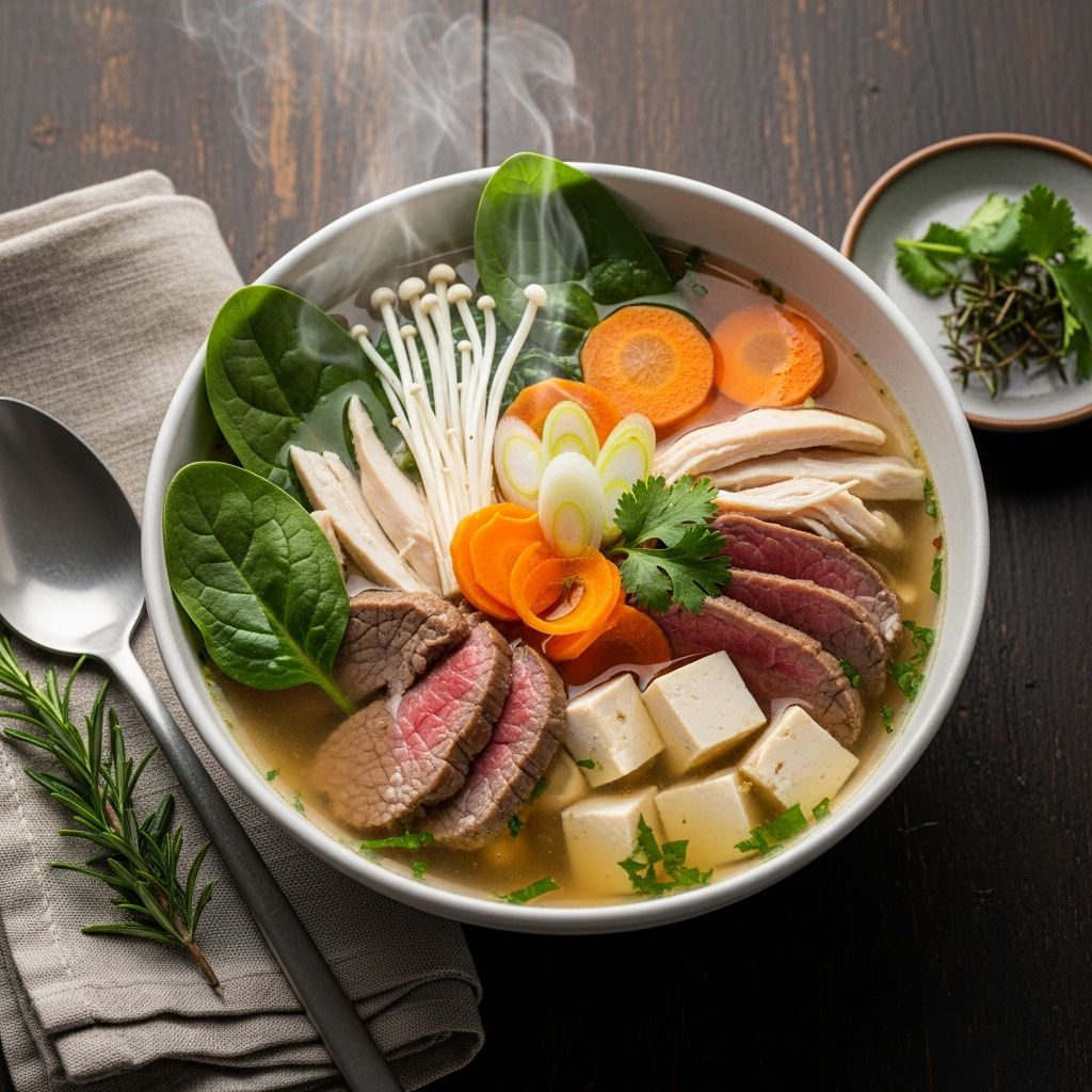 Discover 28 nourishing brothy high-protein soups that deliver at least 15g protein per serving for satisfying, healthy meals.