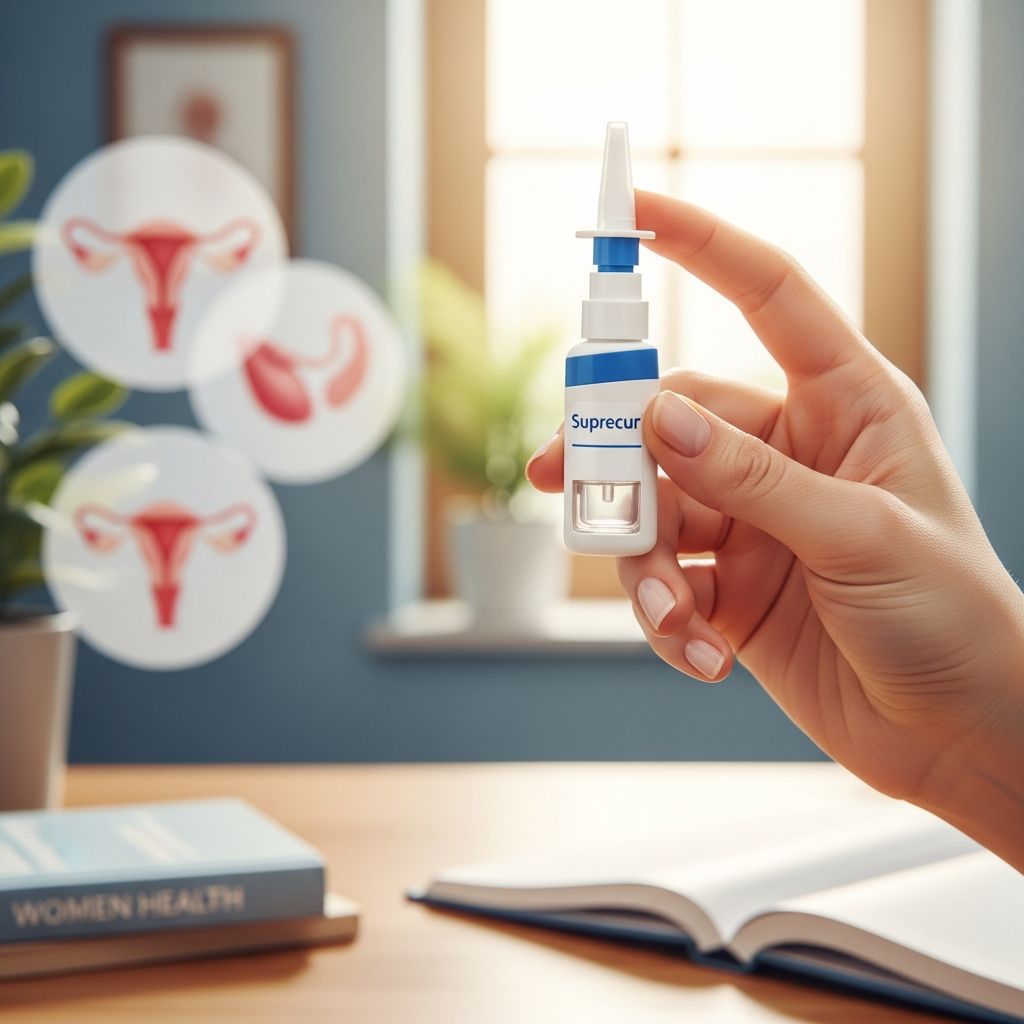 Comprehensive guide to Buserelin (Suprecur) for endometriosis, IVF, and hormone management in women.
