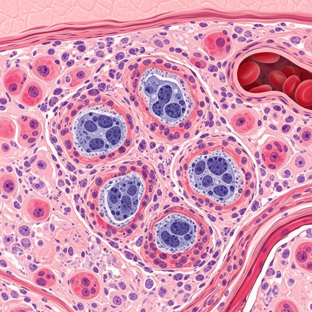 Comprehensive pathology of calcinosis cutis: types, histopathology, clinical features and diagnostic insights for dermatologists.
