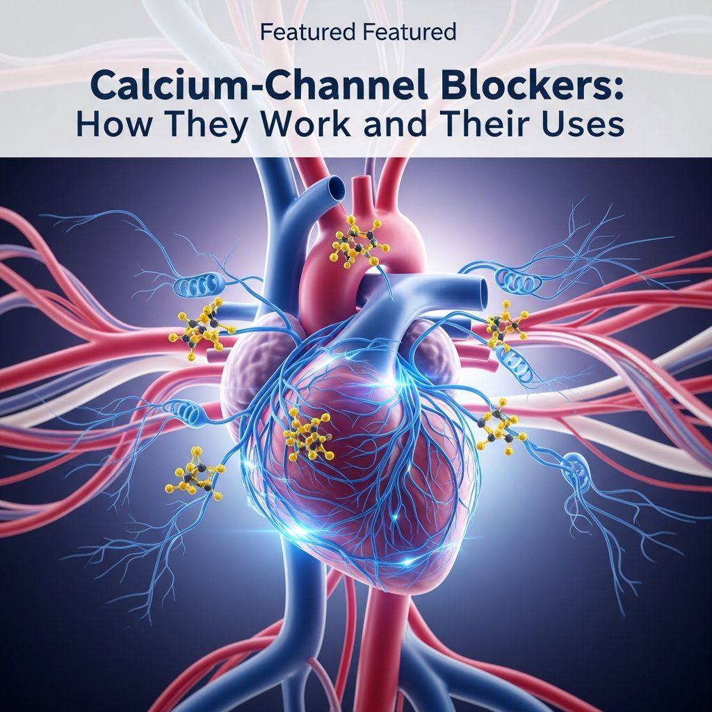 Understanding calcium-channel blockers: mechanism, uses, side effects, and safety information.