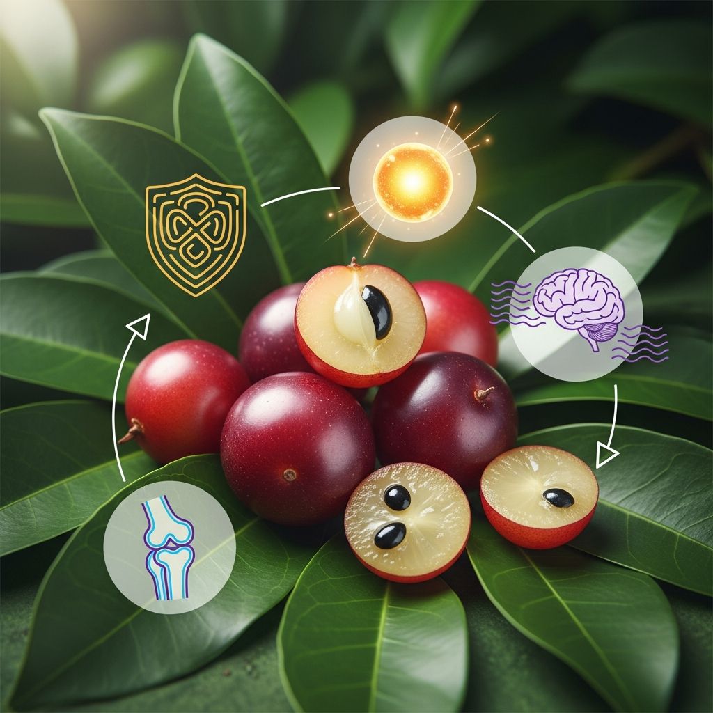 Discover the impressive health benefits of camu camu, from boosting immunity with ultra-high vitamin C to fighting inflammation and supporting overall wellness.