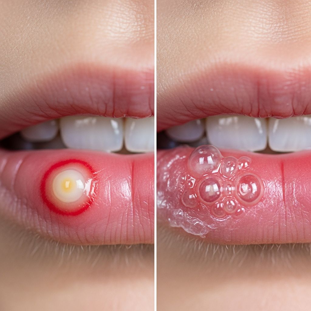 Understand the vital distinctions between canker sores and cold sores: causes, symptoms, treatments, and prevention strategies for better oral health.