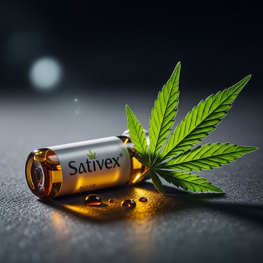 Comprehensive guide to Sativex, the cannabis-based oromucosal spray for managing moderate to severe MS-related muscle spasticity.
