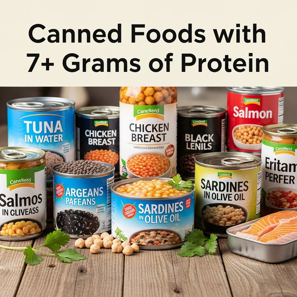 Boost your protein intake effortlessly with these nutrient-packed canned foods that deliver at least 7 grams per serving for quick, healthy meals.