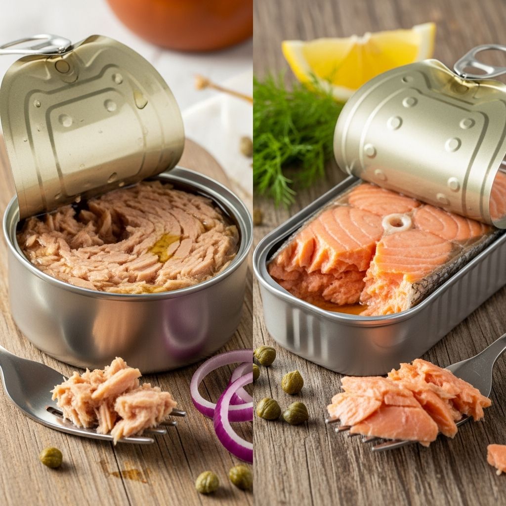 Discover which canned fish reigns supreme: tuna or salmon? Compare nutrition, mercury levels, cost, and recipe ideas for smarter pantry choices.