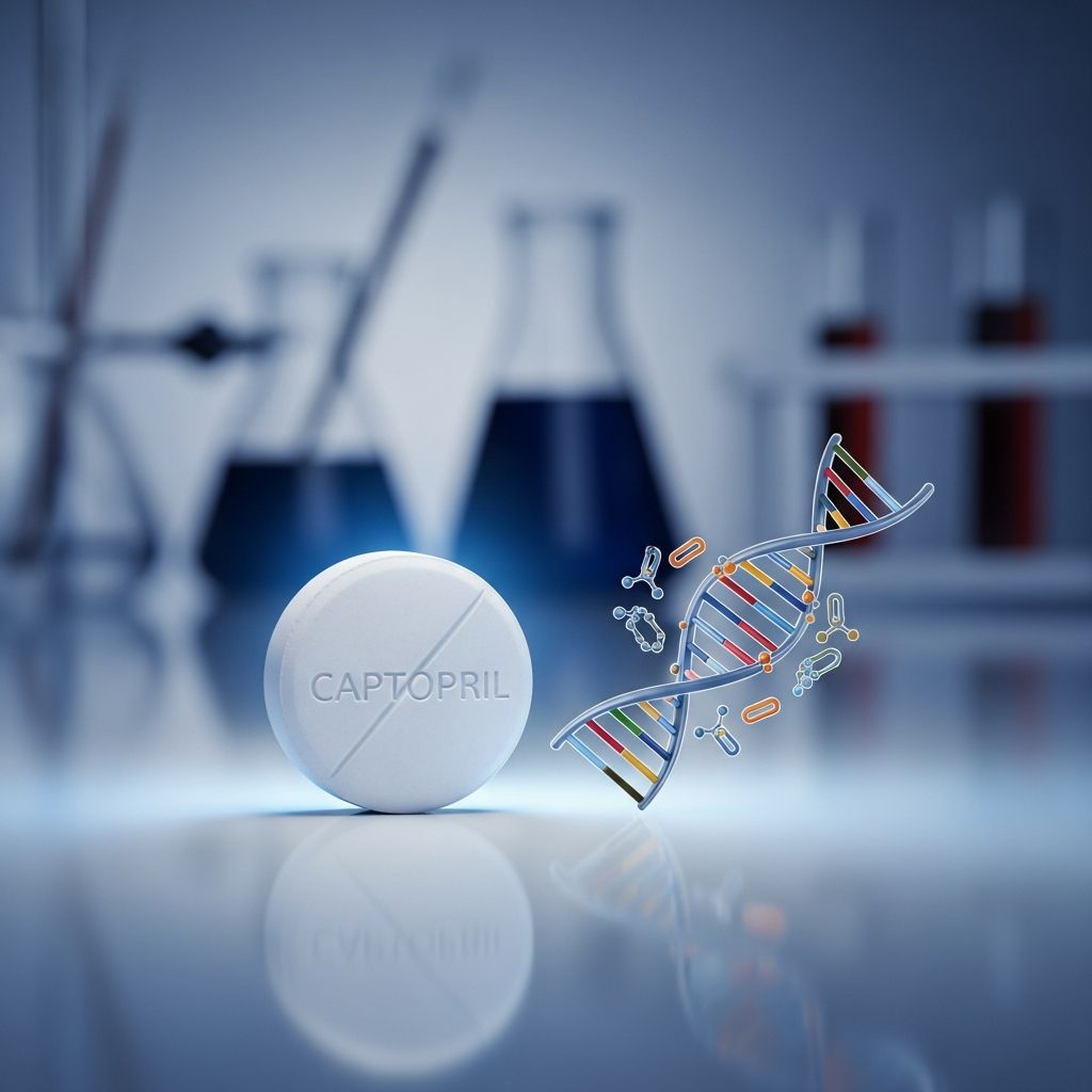Comprehensive guide to captopril, an essential ACE inhibitor for managing hypertension, heart failure, and kidney protection in diabetes.