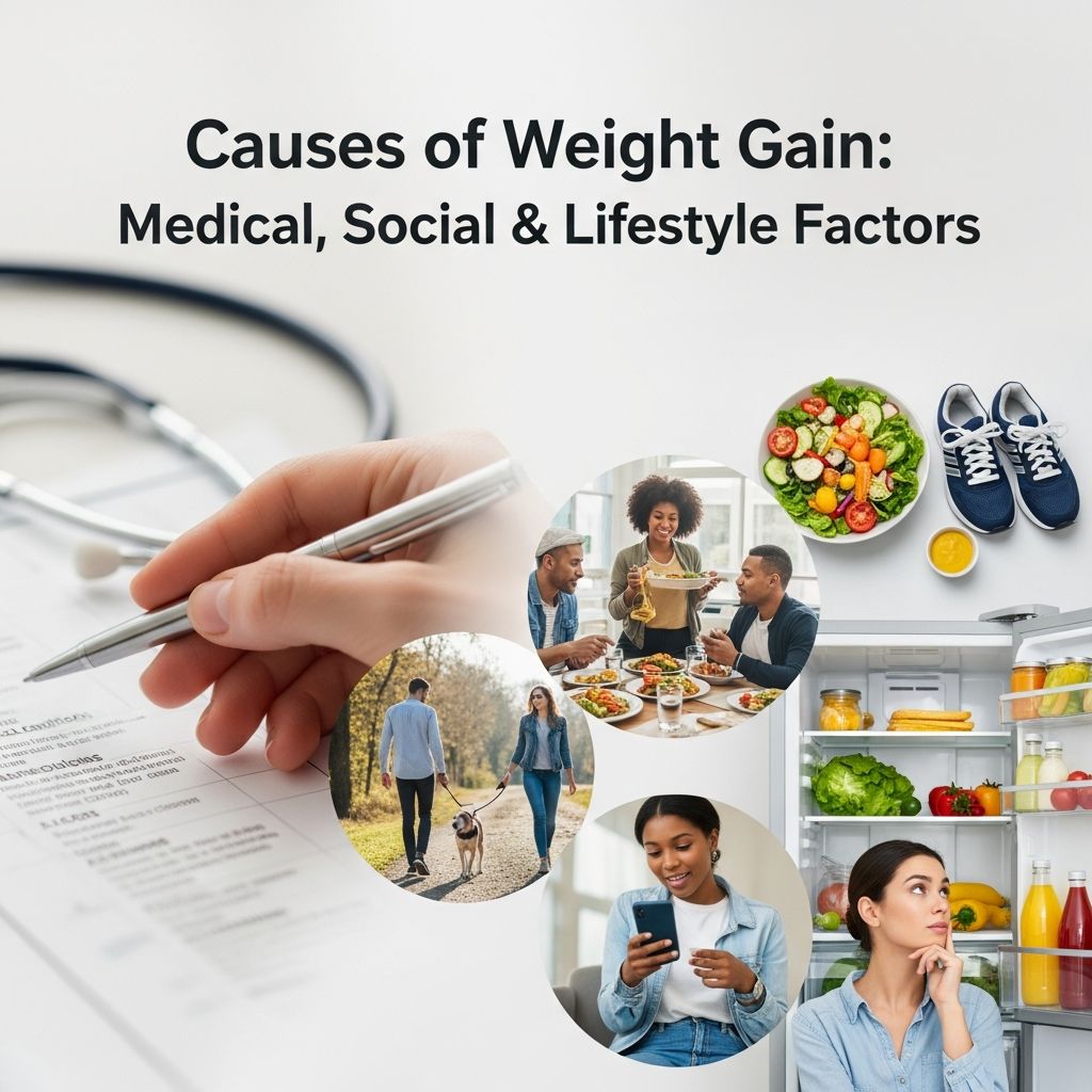 Explore the complex factors behind weight gain, from medical conditions to lifestyle choices and genetics.