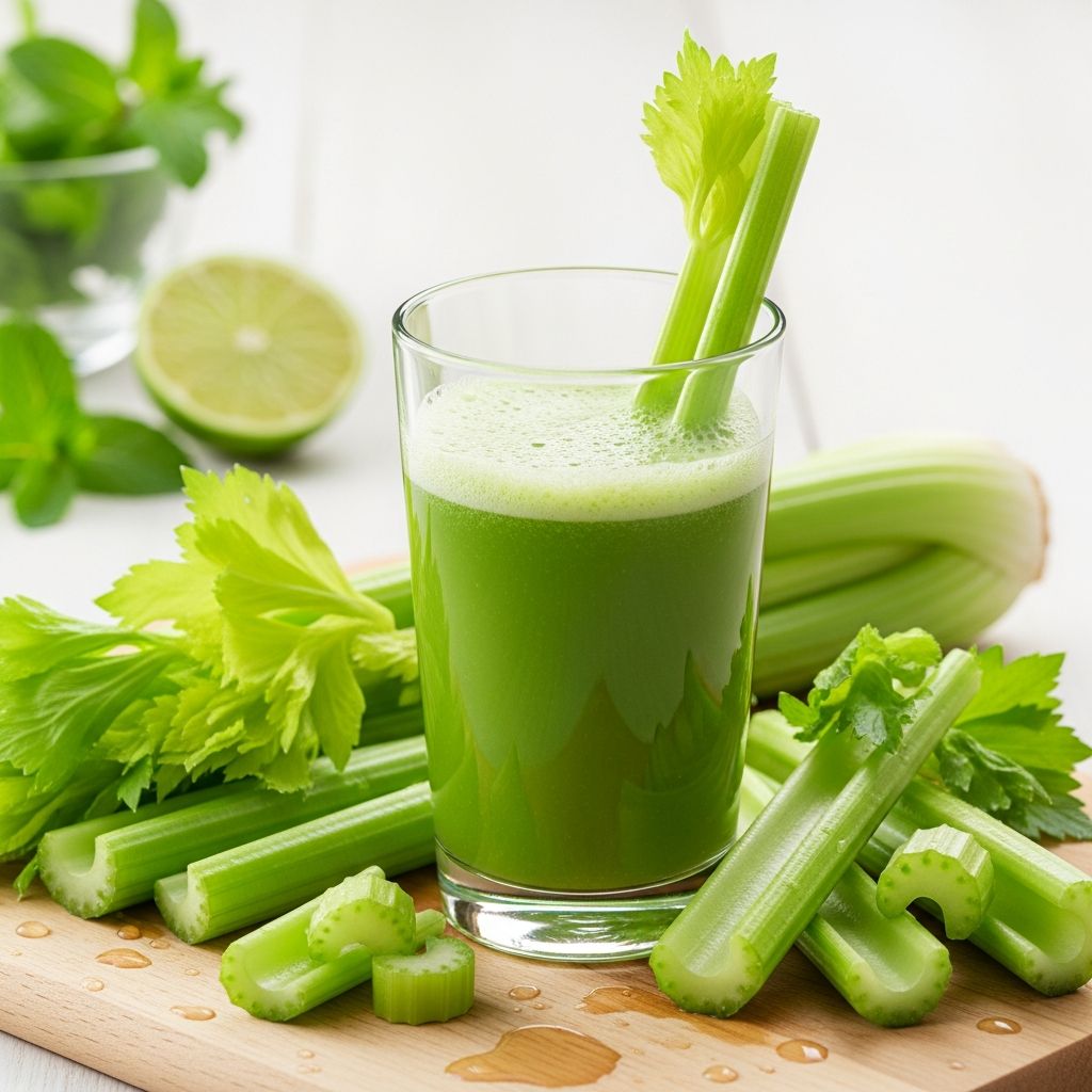 Explore the science behind celery juice trends, from cardiovascular benefits to potential side effects.
