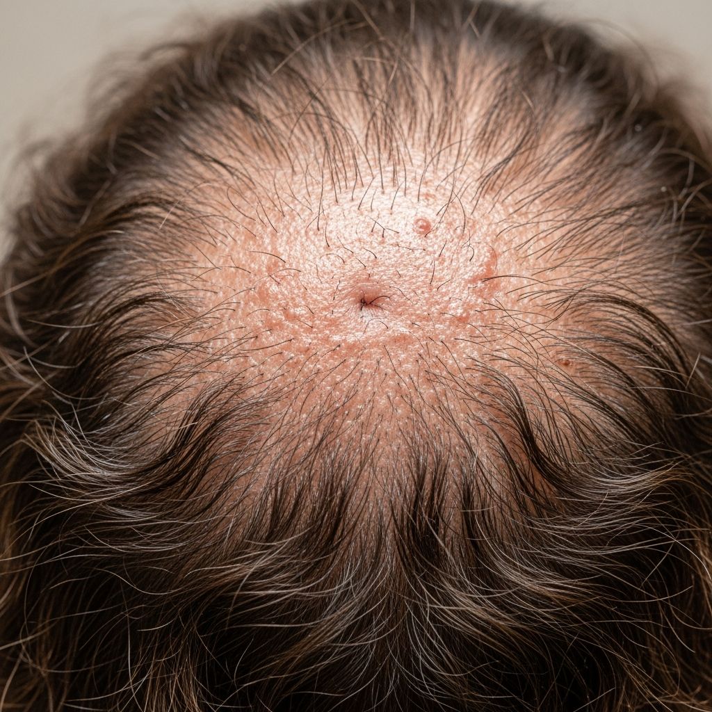 Understanding causes, symptoms, diagnosis, and management of CCCA, a scarring alopecia primarily affecting women of African descent.