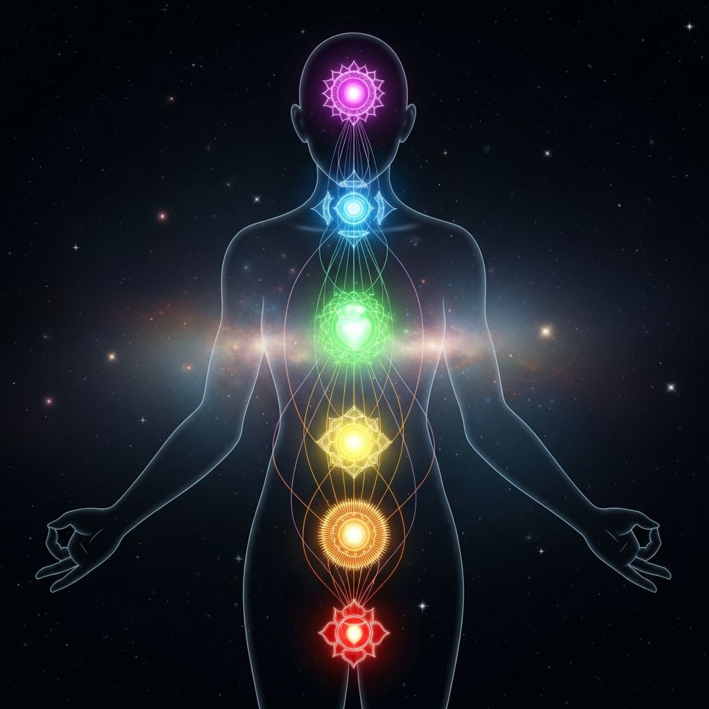 Explore the ancient concept of chakras, their locations, functions, signs of imbalance, and practical ways to balance them for better health and well-being.