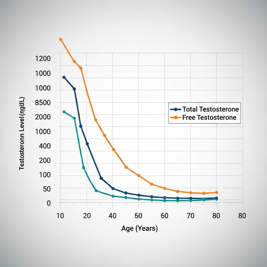 Testosterone Levels By Age: Chart And Normal Ranges Understand normal testosterone ranges across all life stages, from infancy to adulthood, and recognize signs of imbalance.