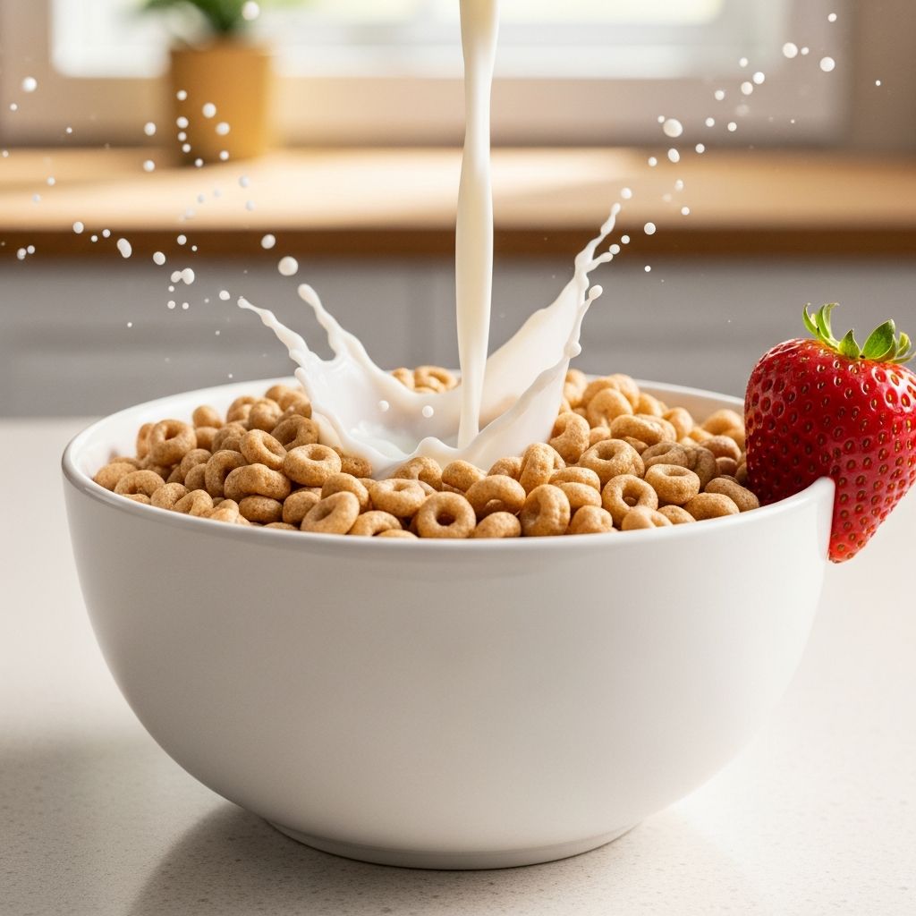 Discover Cheerios' latest high-protein cereals: Cinnamon, Cookies & Crème, and Strawberry flavors packed with 8g protein per serving for a nutritious breakfast boost.