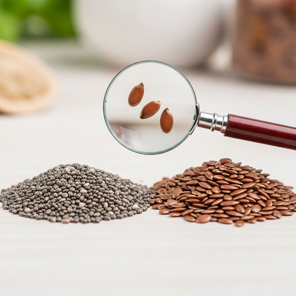 Compare chia and flax seeds: nutritional benefits, health impacts, and which seed suits your wellness goals.