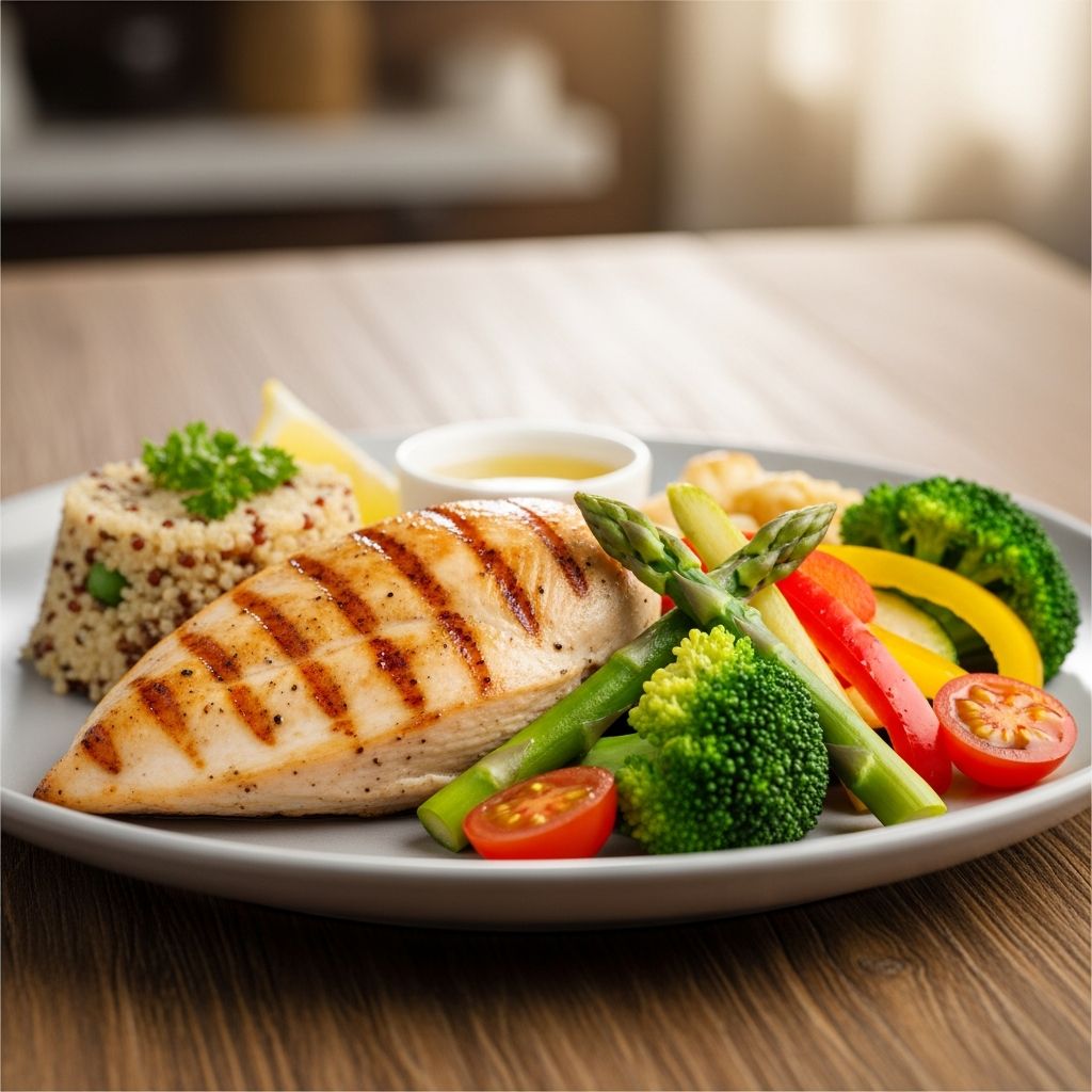 Delicious, low-calorie chicken dinners under 350 calories per serving to support weight loss and healthy eating habits.