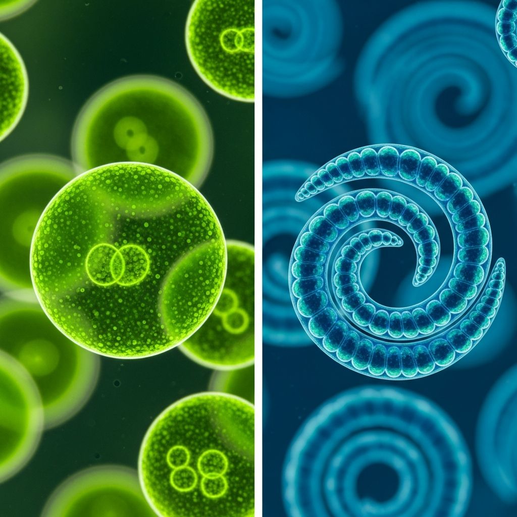 Discover the key differences between chlorella and spirulina, two nutrient-packed algae superfoods, and learn which may suit your health goals best.