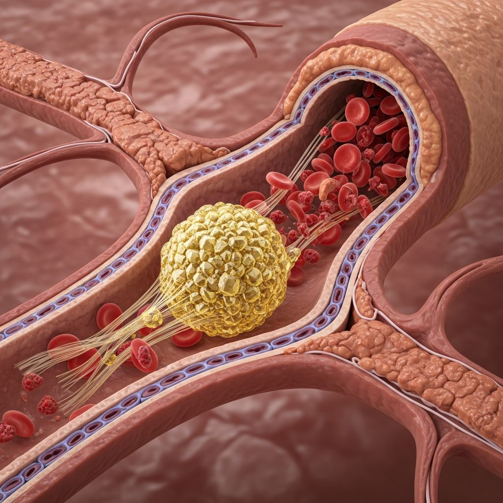 Understanding cholesterol emboli syndrome: causes, skin signs, diagnosis, and management of this rare vascular condition.