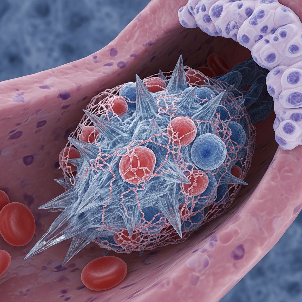 Detailed microscopic and clinical insights into cholesterol emboli pathology, from dermal manifestations to diagnostic challenges.