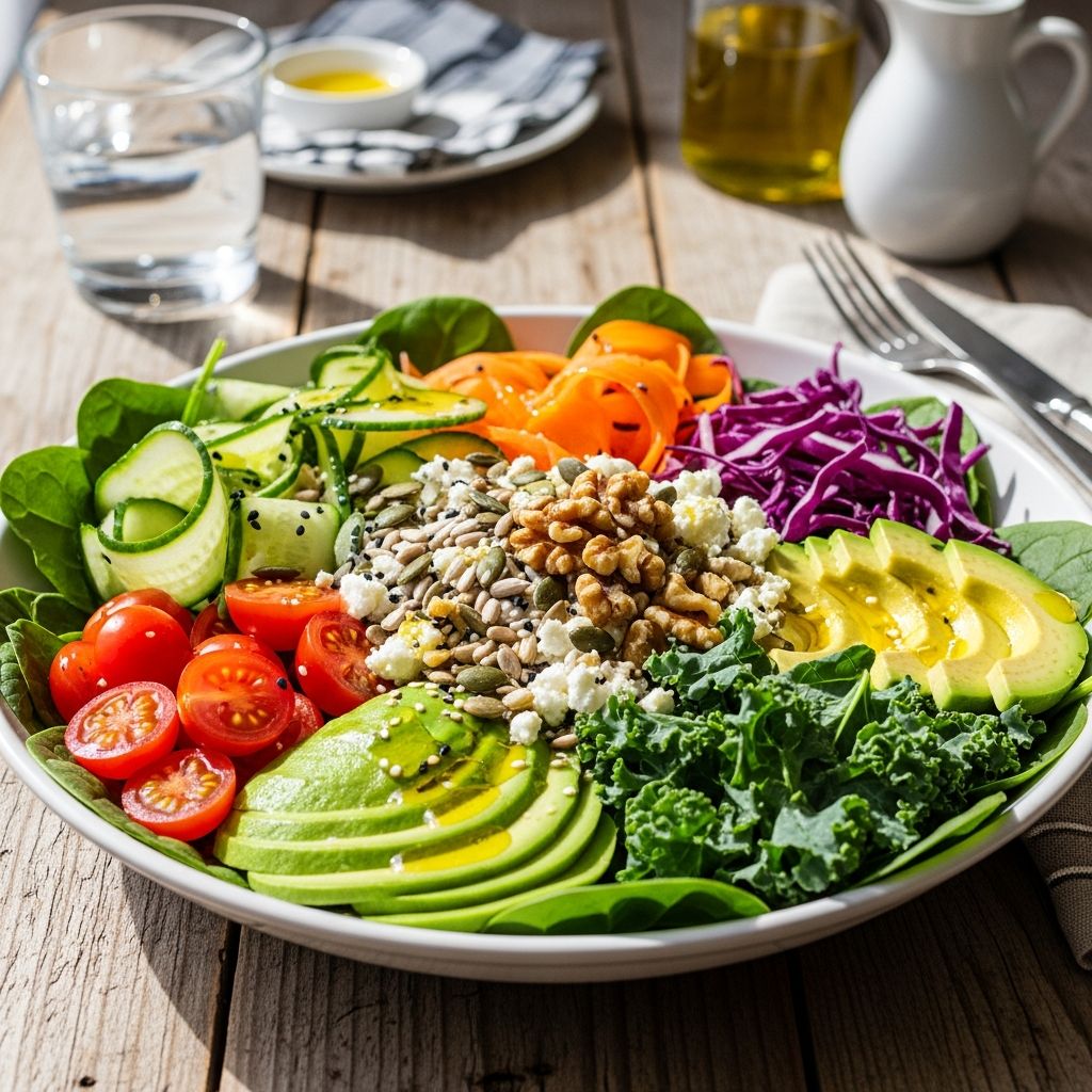 Discover vibrant, nutrient-packed clean-eating salad recipes perfect for healthy lunches, dinners, and meal prep with fresh greens, proteins, and wholesome dressings.