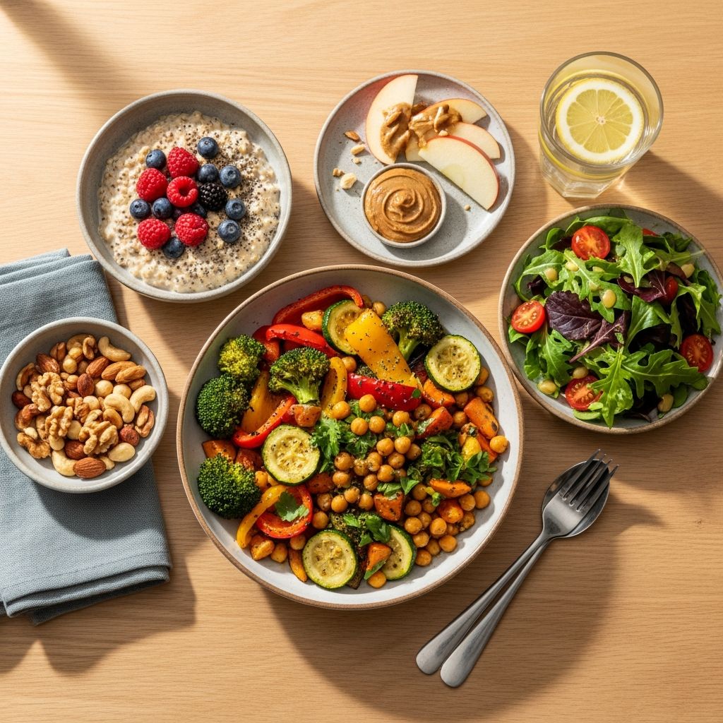 Lose weight sustainably with this clean-eating vegetarian 1,500-calorie meal plan featuring whole foods, balanced macros, and delicious recipes.