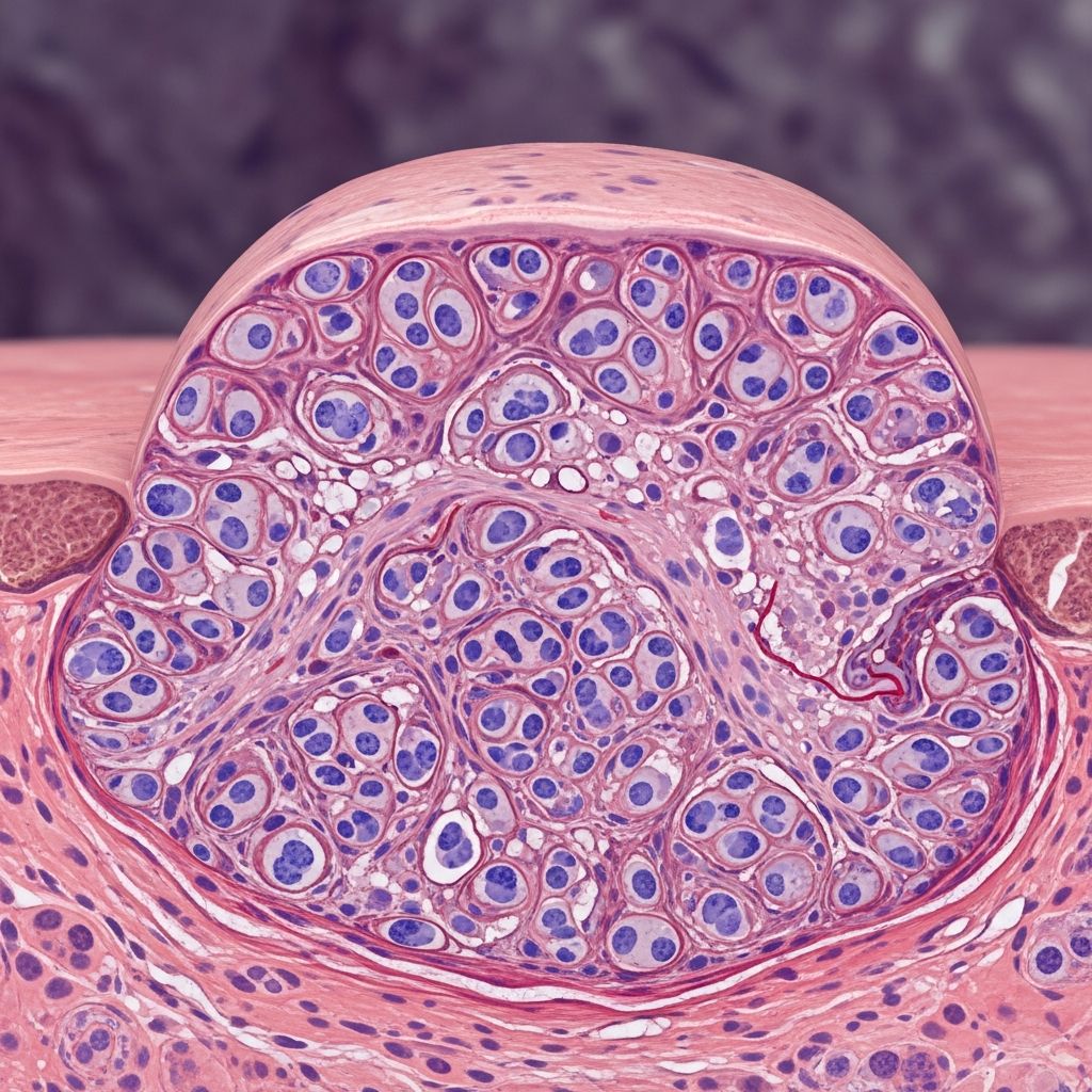 Detailed pathology of clear cell fibrous papule, a rare benign facial lesion variant, including histology, IHC, and differentials.