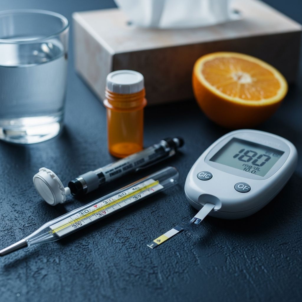 Essential strategies for people with diabetes to prevent and manage colds and flu during peak season.