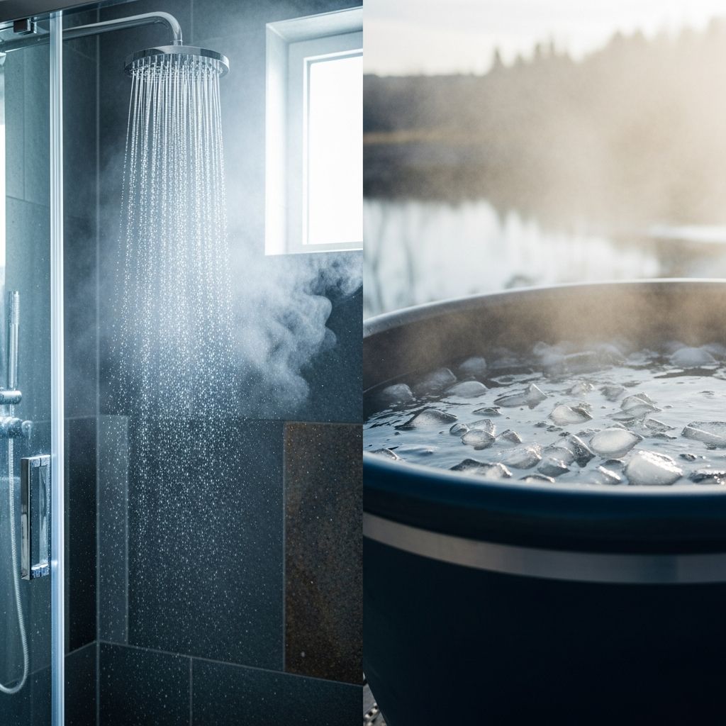 Discover the key differences between cold showers and cold plunges, comparing their benefits for recovery, mood, immunity, and overall health to find the best cold therapy for you.