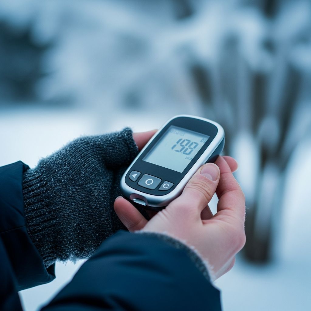 Essential guide to managing diabetes safely during winter: protect insulin, monitor glucose, stay warm and prevent complications.