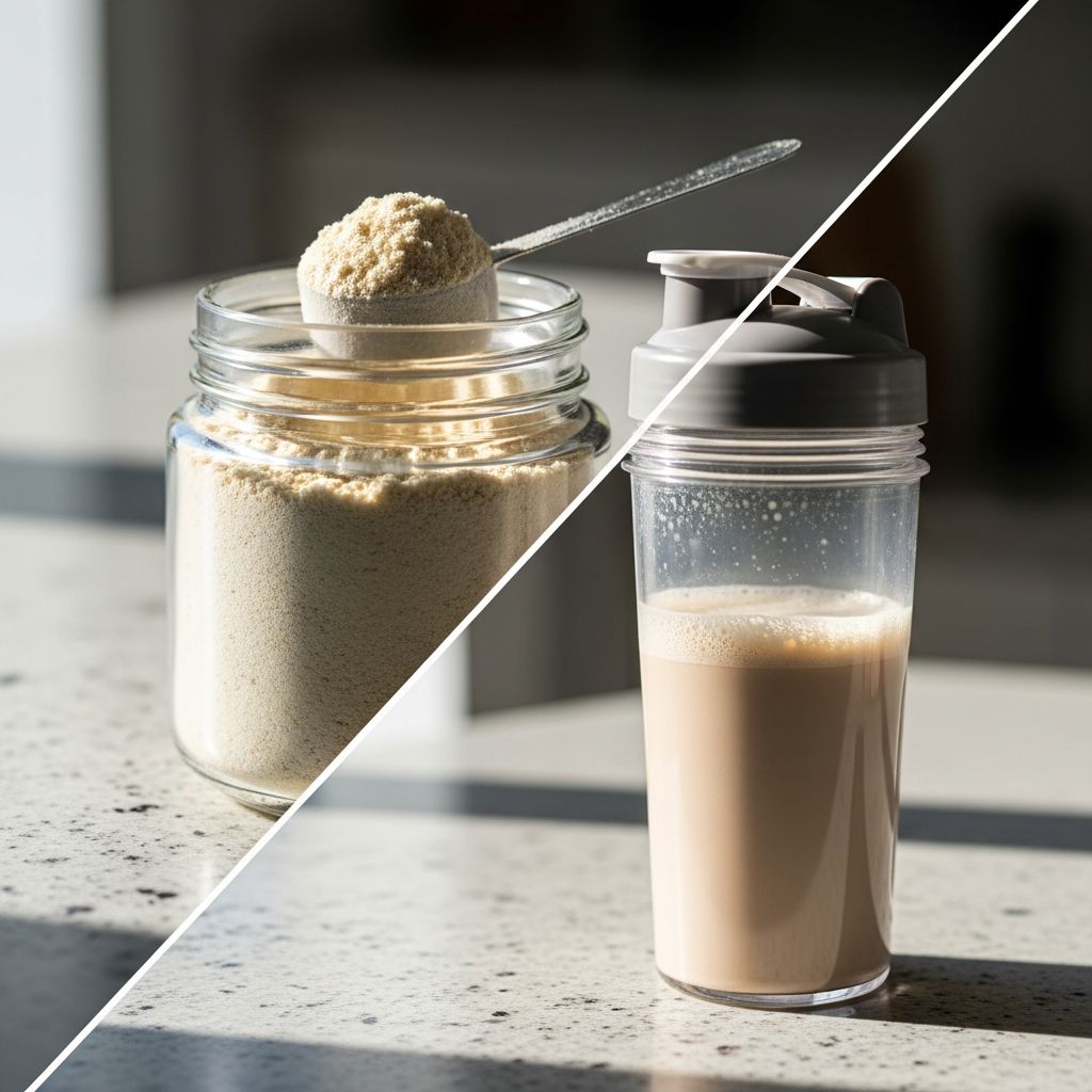 Discover the key differences between collagen and whey protein to choose the best supplement for muscle building, joint health, skin support, and overall wellness.