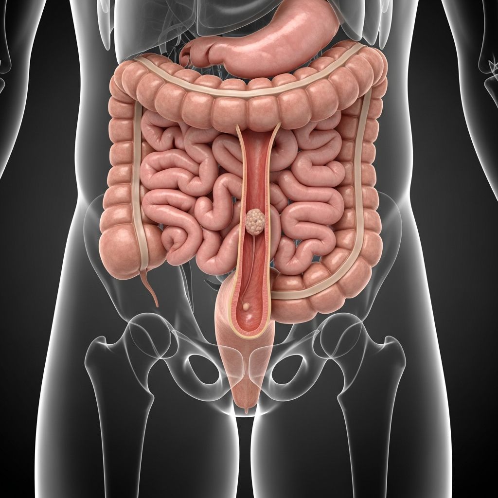 Understand colorectal cancer: symptoms, causes, diagnosis, treatment, prevention, and living with the disease.