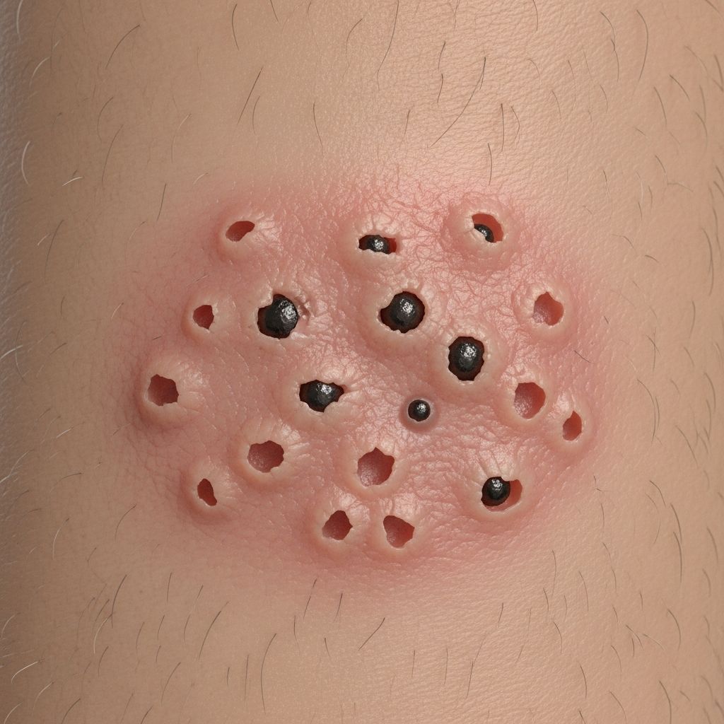 Understanding comedo naevus: A rare benign skin condition with grouped follicular openings containing dark keratin.