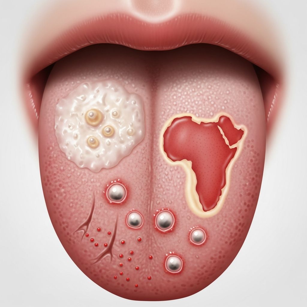 Comprehensive guide to tongue disorders: symptoms, causes, diagnosis, and treatments for common glossitis conditions.