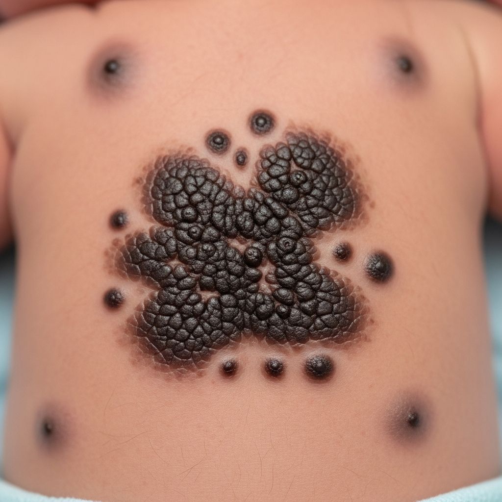 Comprehensive guide to congenital melanocytic naevi: from diagnosis and risks to management strategies for patients and families.