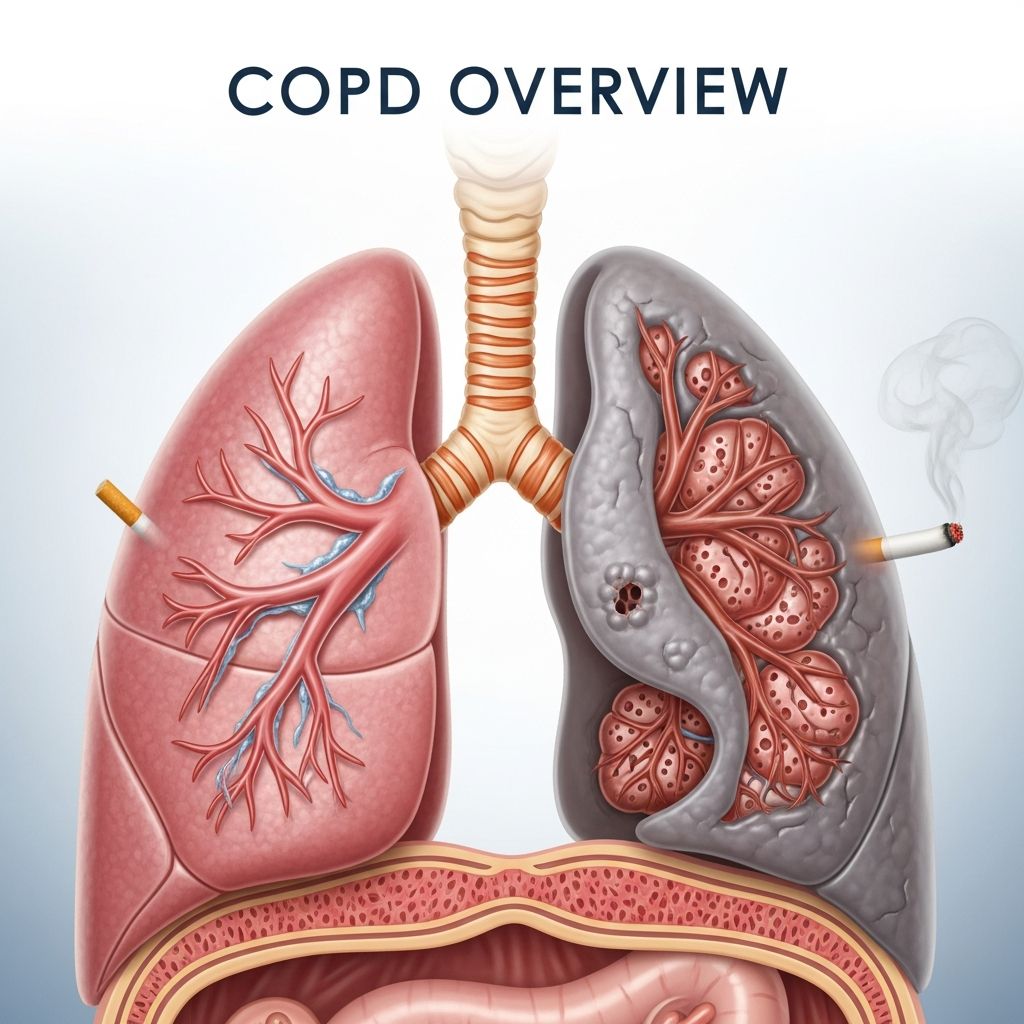 COPD: Symptoms, Causes, Diagnosis, And Treatment Guide Understand chronic obstructive pulmonary disease: symptoms, causes, stages, treatments, and prevention strategies for better lung health.