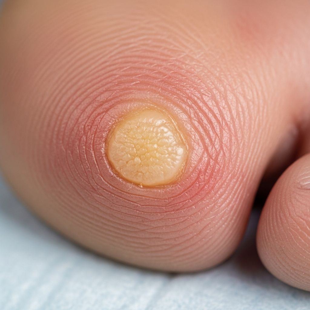Visual guide to identifying, understanding, and treating painful corn lesions effectively.