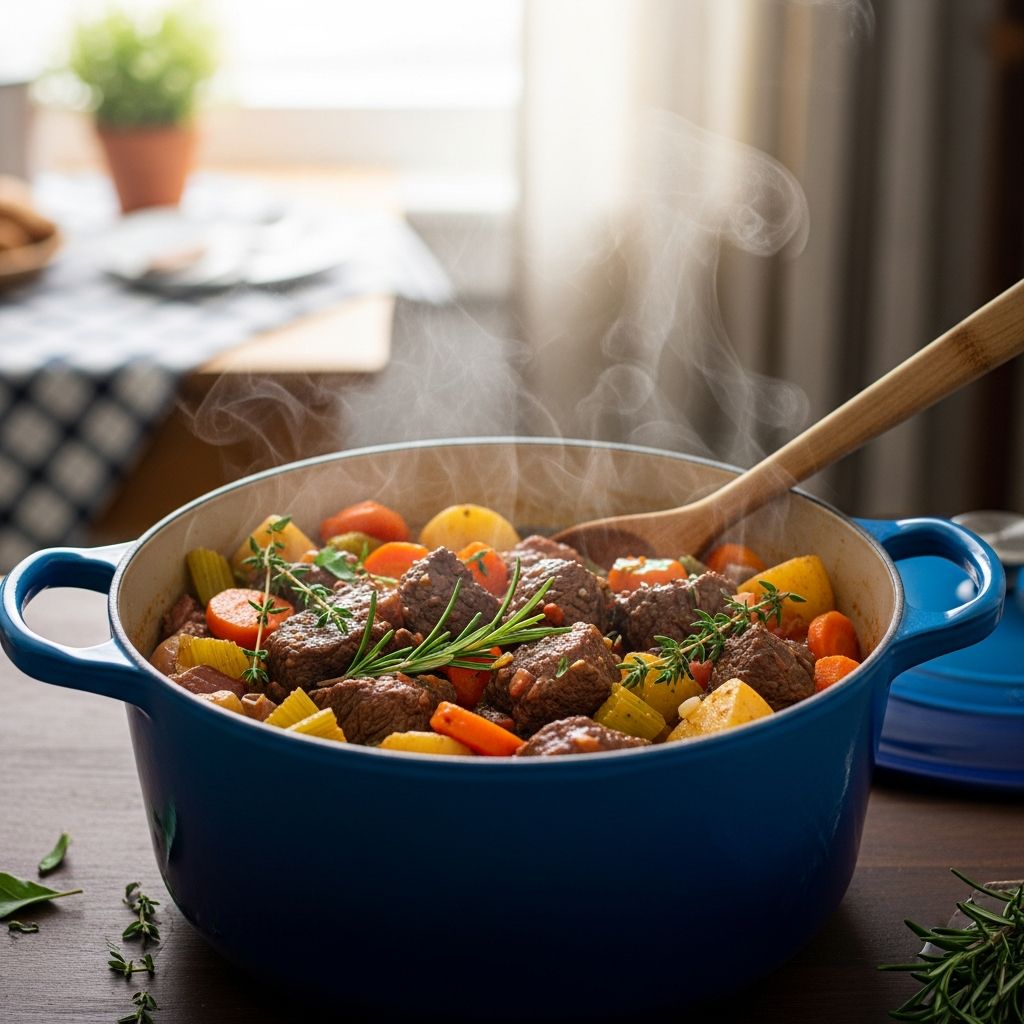 Warm up with these comforting high-protein Dutch oven dinners that deliver satisfaction and nutrition in every hearty bite.