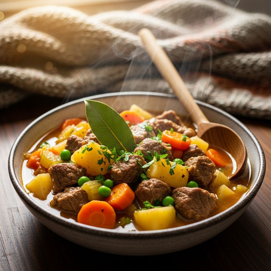 Warm up with these hearty high-protein stews packed with lean meats, beans, and veggies for satisfying, nutritious meals any night.