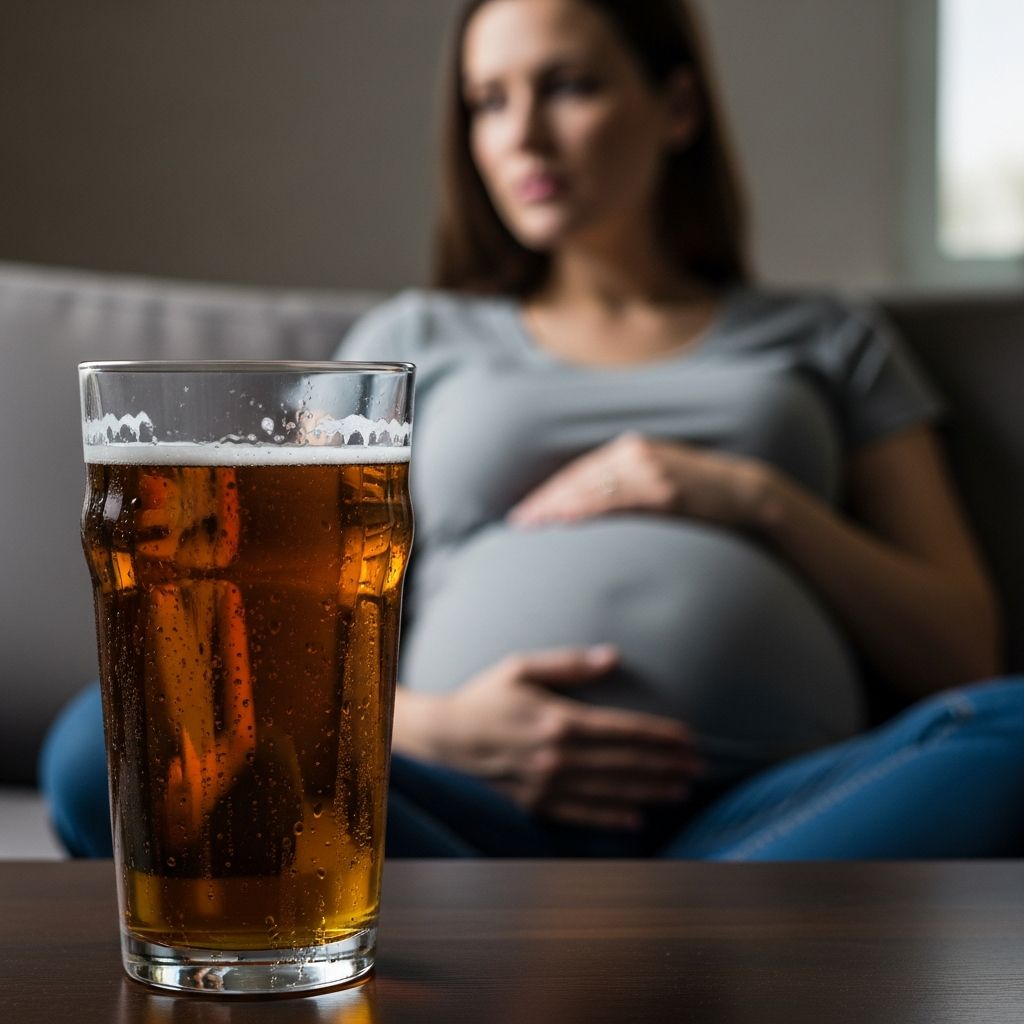 Navigating pregnancy cravings for beer: Expert guidelines, risks of alcohol exposure, safe alternatives, and what to do if you've had a drink.