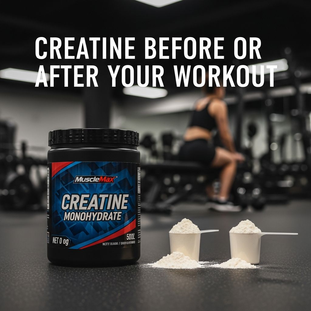 Discover the optimal timing for creatine supplementation to maximize strength gains and muscle growth.