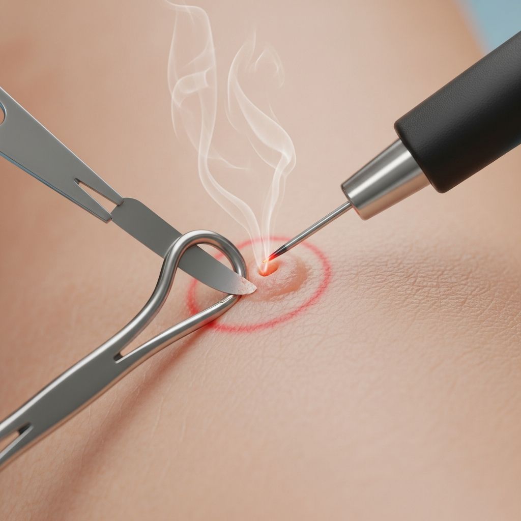 Learn about curettage and cautery, a minimally invasive electrosurgical procedure for treating skin lesions and skin cancer.