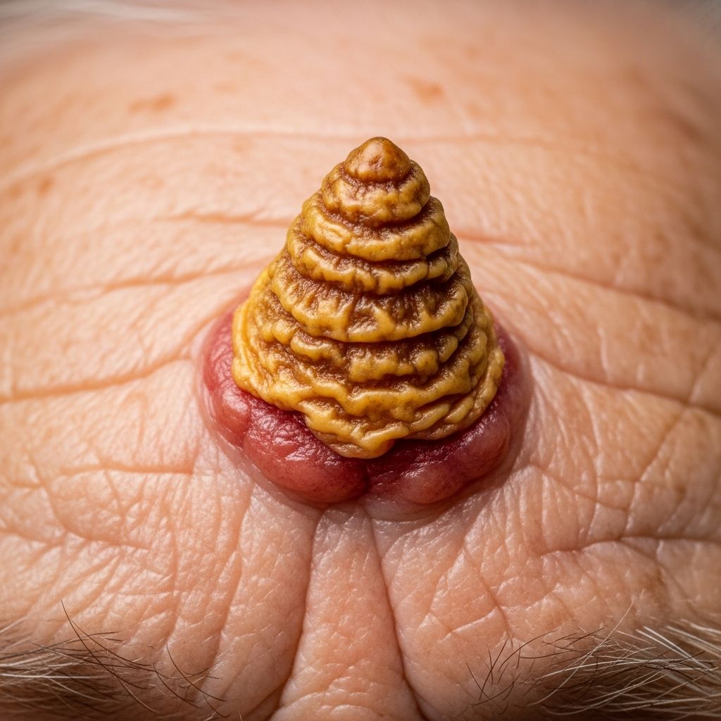 Understanding cutaneous horns: causes, diagnosis, and effective treatment options for horn-like skin projections.