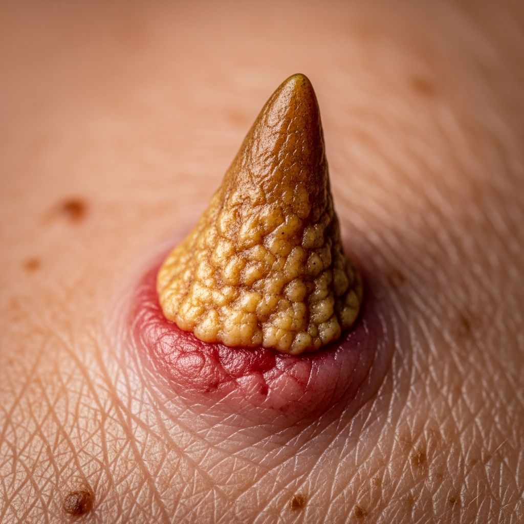 Understanding cutaneous horns: hard keratin projections from skin that may signal benign, premalignant, or malignant conditions requiring prompt evaluation.