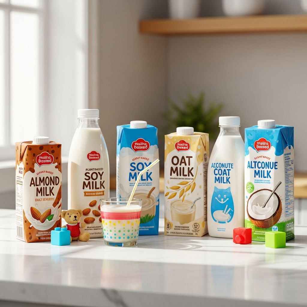 Discover nutritious dairy-free options and tips to ensure kids get essential nutrients like calcium, vitamin D, and protein without cow's milk.